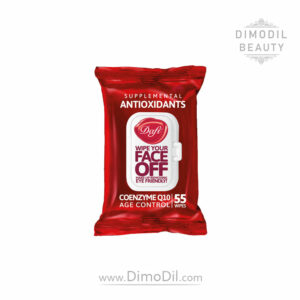 دستمال مرطوب پاک کننده آرایش درب دار دافی مدل ANTIOXIDANTS