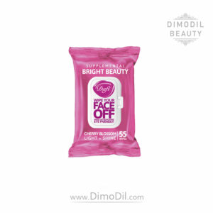دستمال مرطوب پاک کننده آرایش درب دار دافی مدل BRIGHT BEAUTY