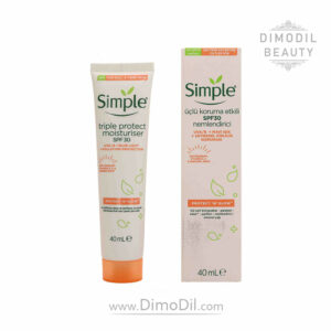 کرم ضد آفتاب و ضد لک spf 30 سیمپل