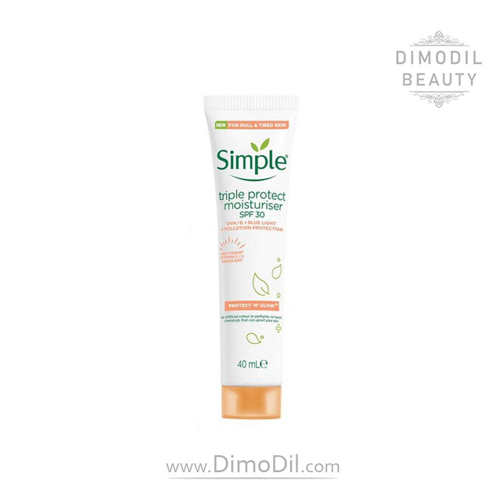 کرم ضد آفتاب و ضد لک spf 30 سیمپل