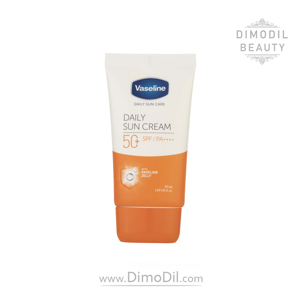 کرم ضد آفتاب بی رنگ وازلین SPF50