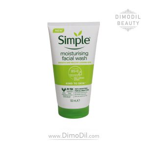 ژل شست و شو و آبرسان صورت انواع پوست سیمپل مدل KIND TO SKIN