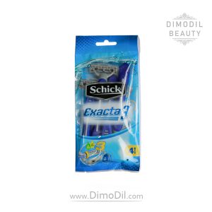 تیغ اصلاح 3 لبه مردانه شیک مدل Exacta3 بسته 4 عددی
