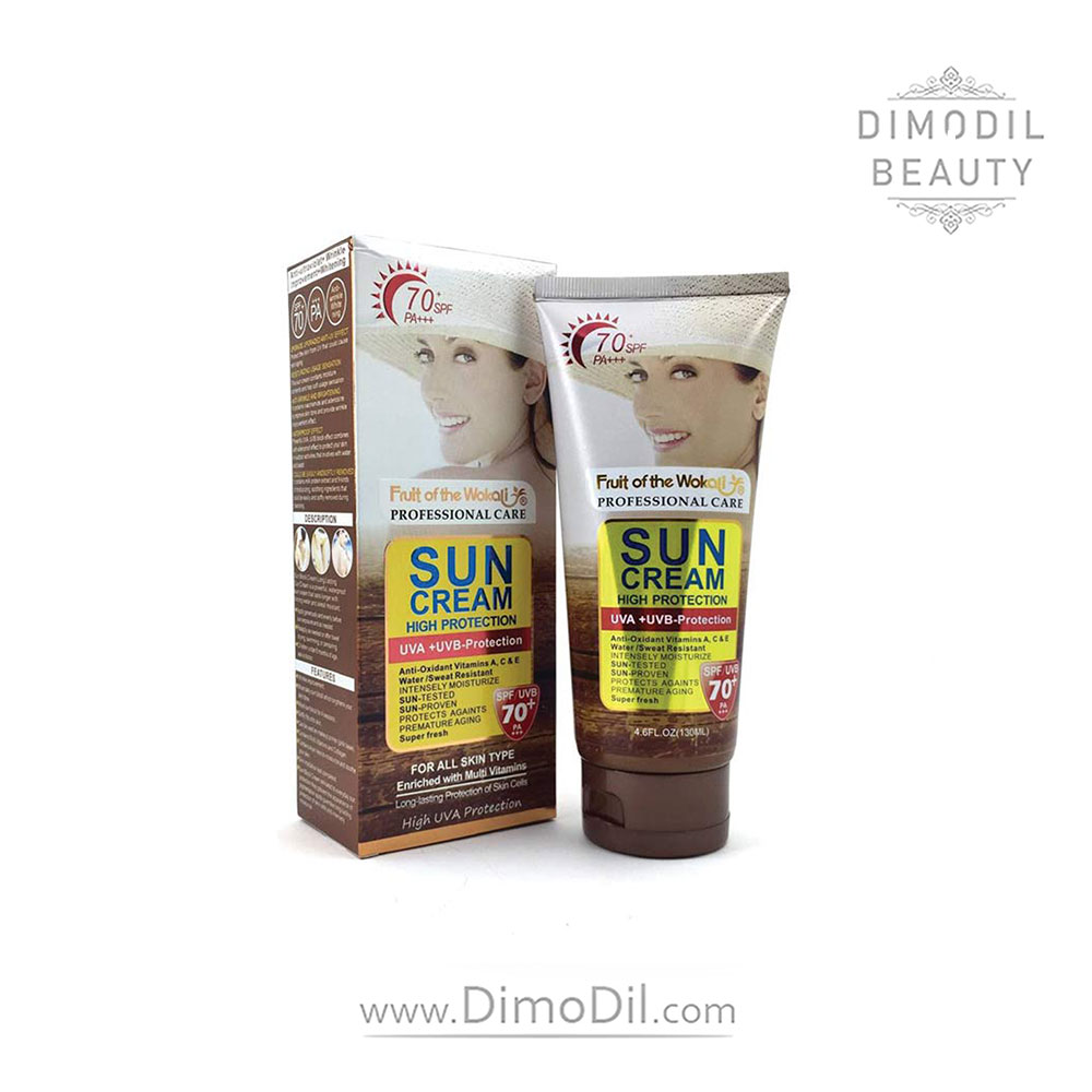 کرم ضدآفتاب SPF70 وکالی مدل SUN CREAM