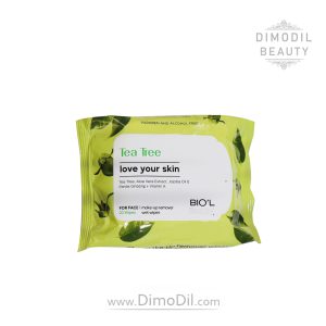 دستمال مرطوب 20 برگی تی تری بیول مناسب پوست چرب BIOL