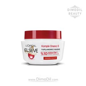ماسک مو کاسه ای داخل حمام لورال مناسب موهای آسیب دیده loreal مدل komple onarici