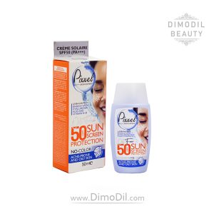 کرم ضد آفتاب بی رنگ پیکسل Pixxel مناسب پوست‎ های چرب و جوش دار و مختلط no-color B